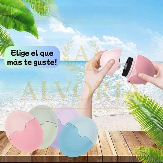 Aplicador de Crema Solar en Rolon de Silicona – Reutilizable y Rellenable | Ideal para Niños, Viajes y Protección Solar Sin Manchas