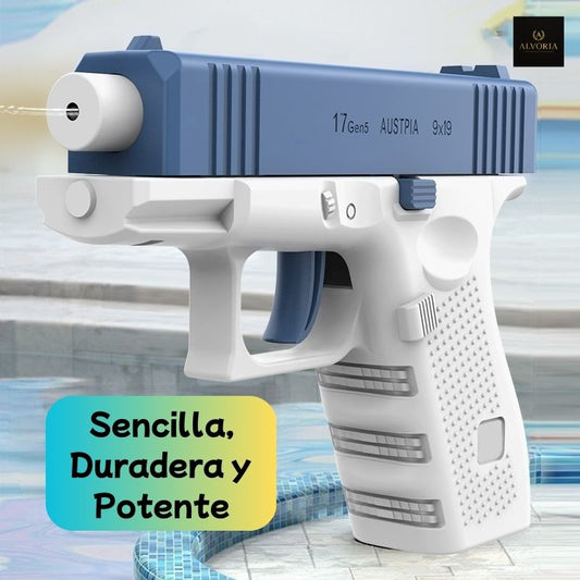 Pistola de Agua a Presión Sin Electricidad para Verano – ALVORIA™ Niños y Adultos