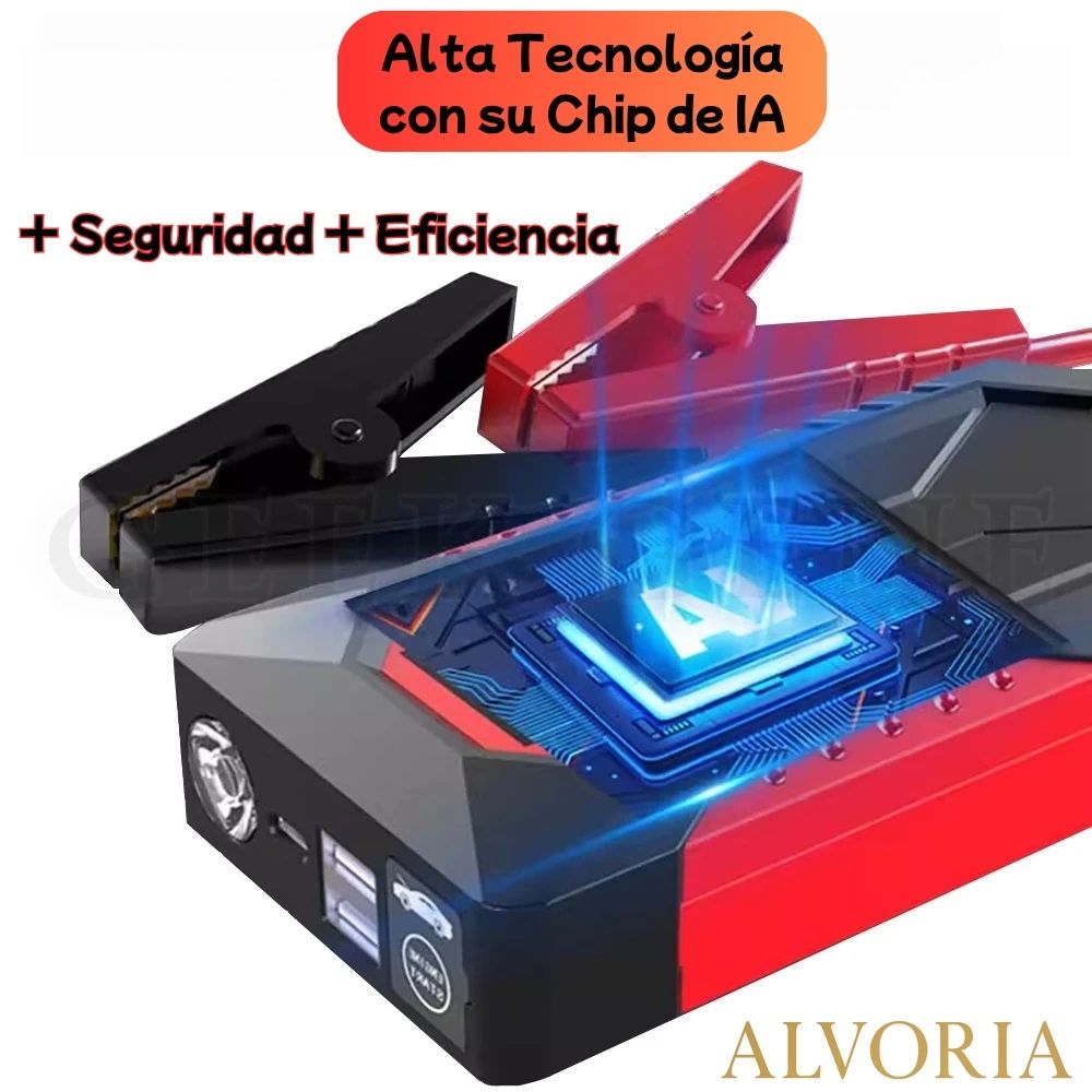 Arrancador de Batería para Coche GKFLY 18000mAh – Power Bank Portátil 12V | Motores Gasolina 6.0L y Diésel 4.0L