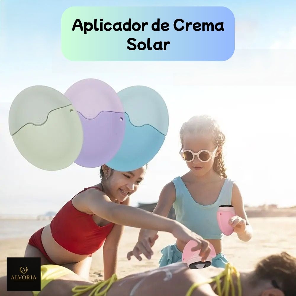 Aplicador de Crema Solar en Rolon de Silicona – Reutilizable y Rellenable | Ideal para Niños, Viajes y Protección Solar Sin Manchas