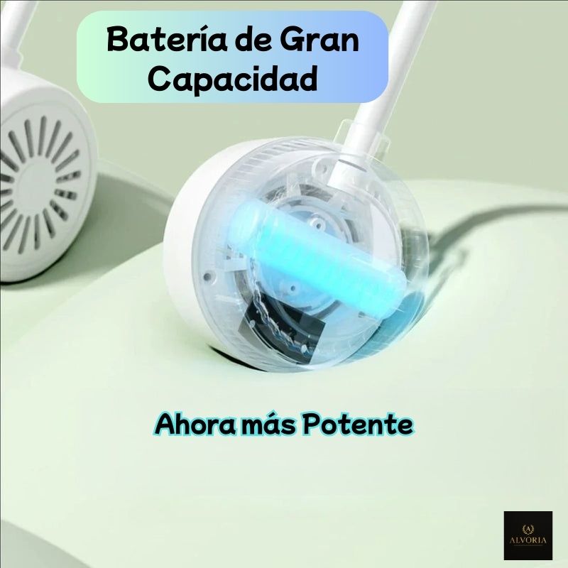 Ventilador de Cuello Sin Aspas Recargable USB 360° – ALVORIA™ Mini