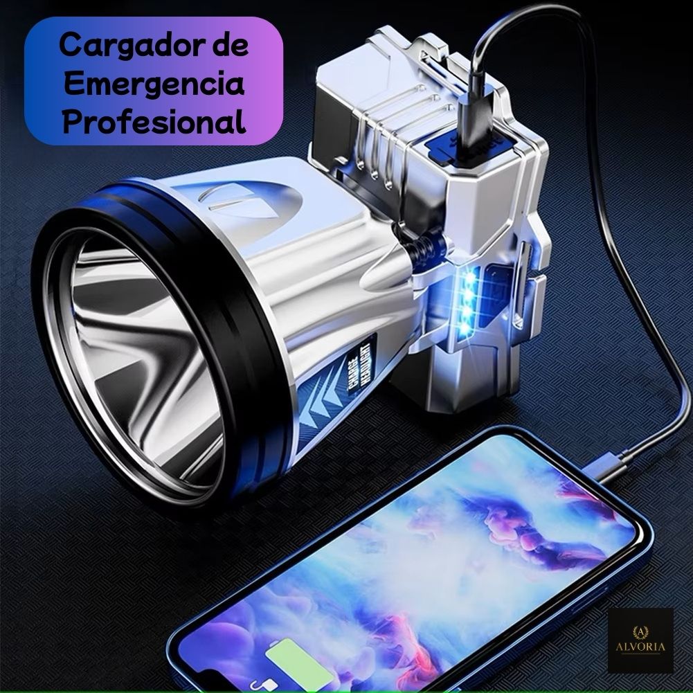 Linterna Frontal LED Recargable 1200mAh Impermeable – ALVORIA™