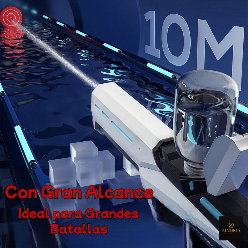 Pistola de Agua Eléctrica 2025 de Alta Presión para Niños – ALVORIA™