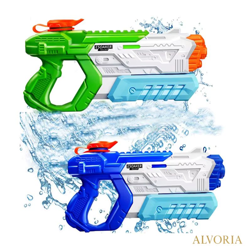 Pistola de Agua 600cc de Largo Alcance para Niños y Adultos – ALVORIA™