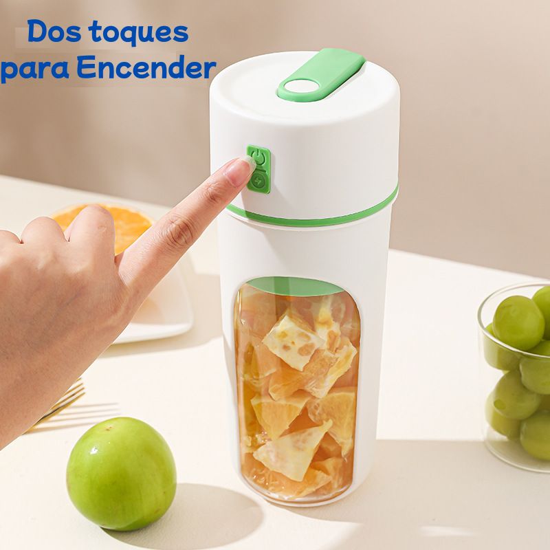 Licuadora Portátil Recargable 450ml | USB | Batidos y Zumos Saludables