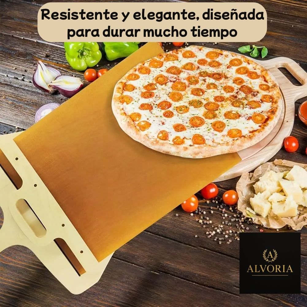 Tabla Pala para Pizza de Madera – Antiadherente y Profesional