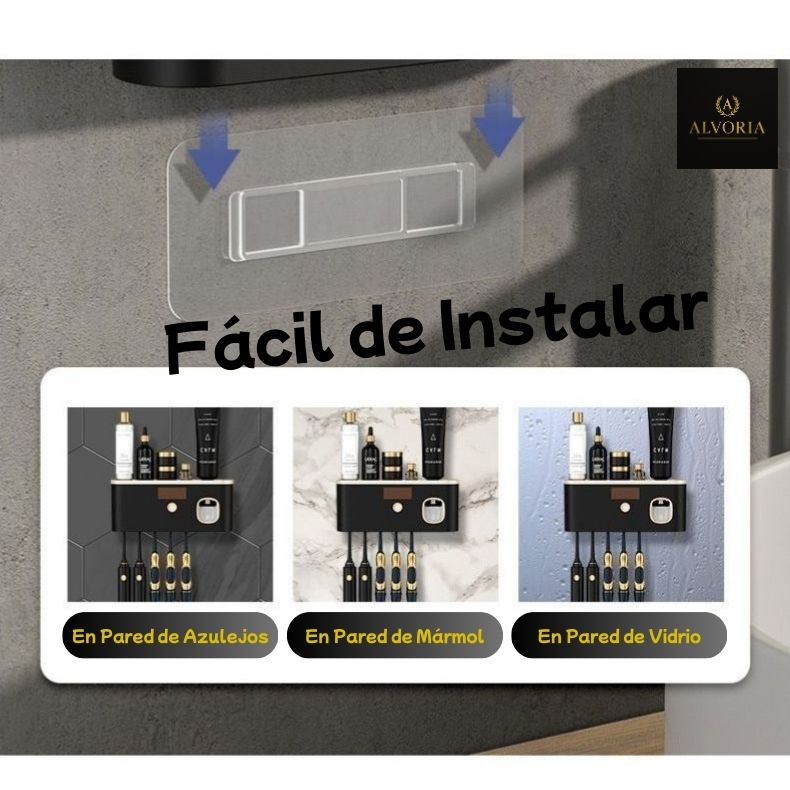 Esterilizador de Cepillos con Soporte | USB Recargable | Diseño Elegante