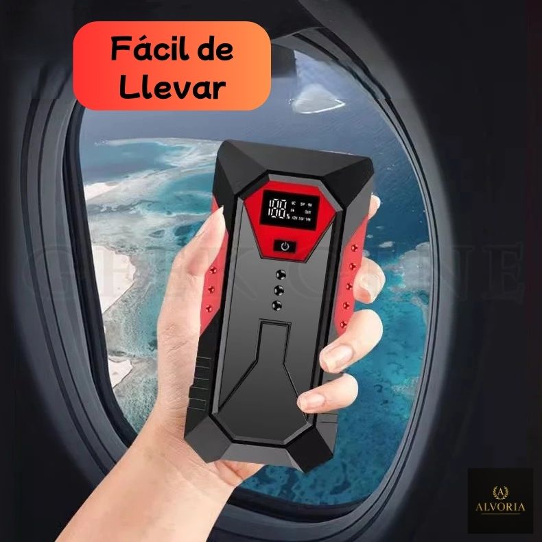 Arrancador de Batería para Coche GKFLY 18000mAh – Power Bank Portátil 12V | Motores Gasolina 6.0L y Diésel 4.0L