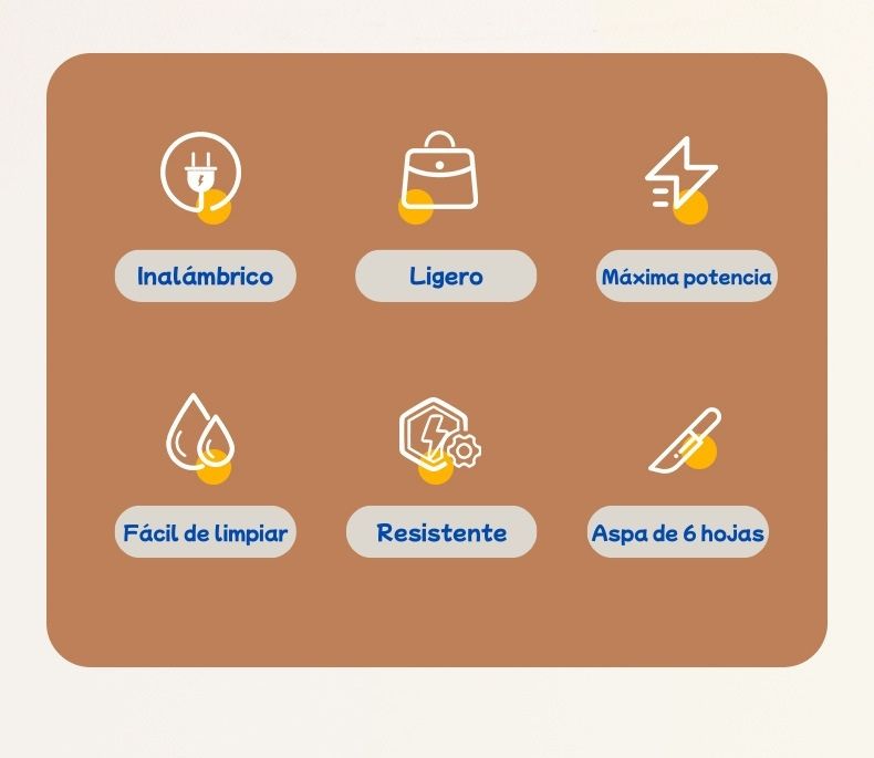 Licuadora Portátil Recargable 450ml | USB | Batidos y Zumos Saludables