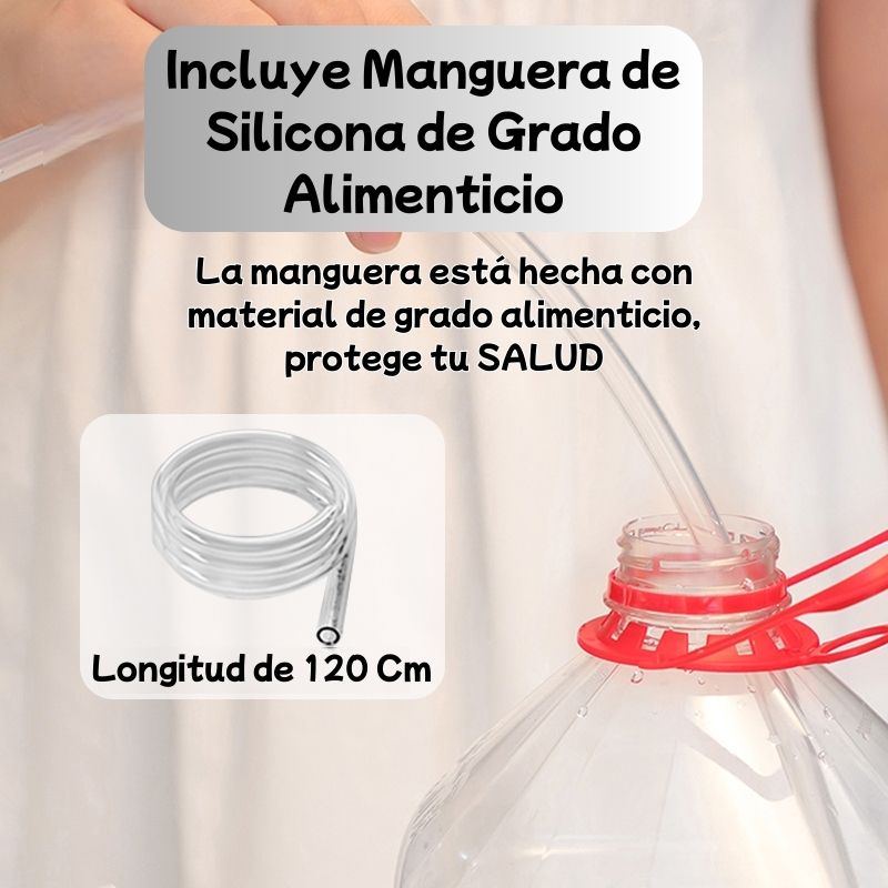 Dispensador de Agua Automático ALVORIA™ USB Recargable 7 Niveles