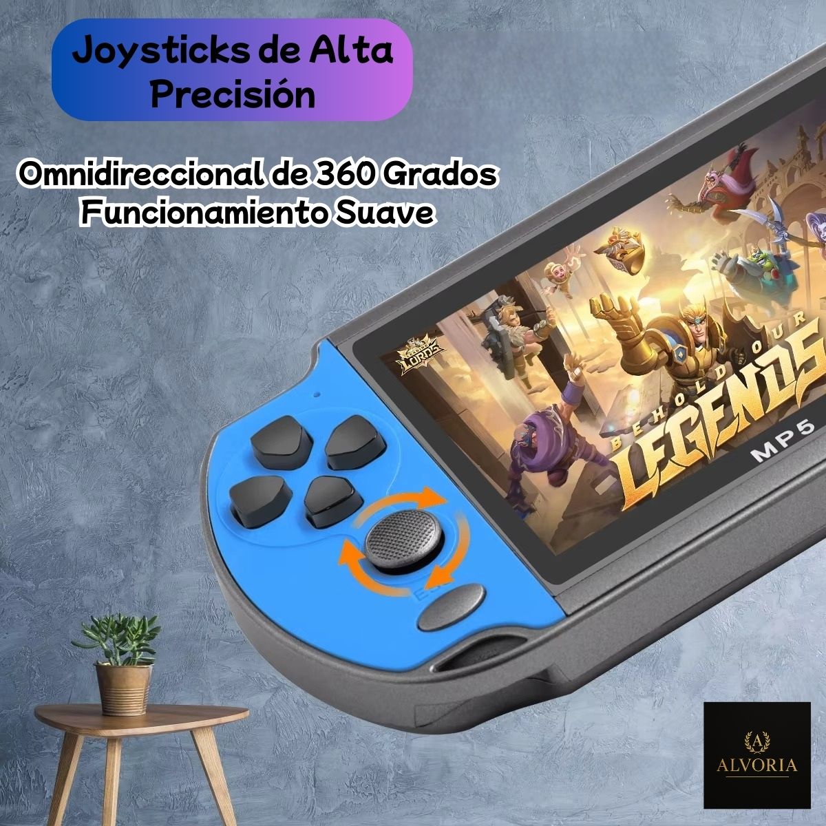 Consola Portátil GAMINJA X7 con 10.000 Juegos – Pantalla HD 4.3" | En Español
