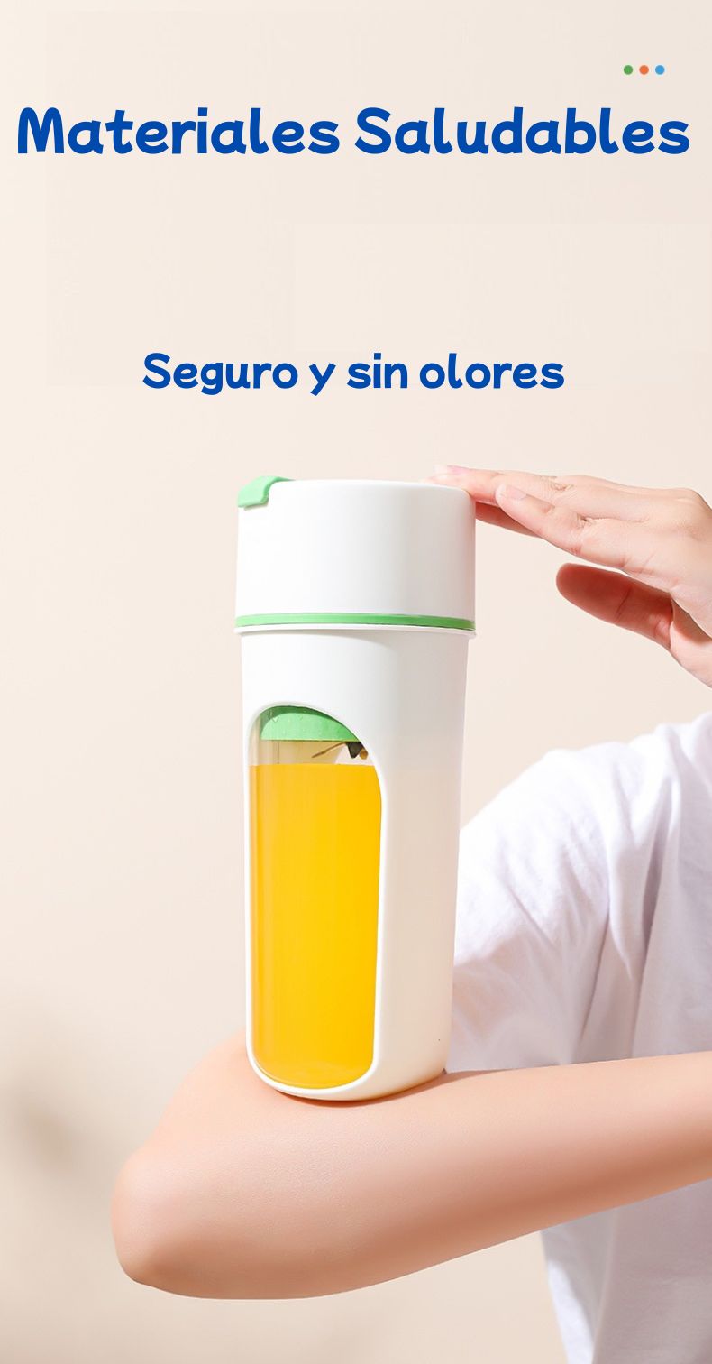 Licuadora Portátil Recargable 450ml | USB | Batidos y Zumos Saludables