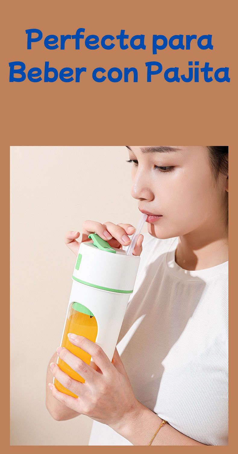 Licuadora Portátil Recargable 450ml | USB | Batidos y Zumos Saludables