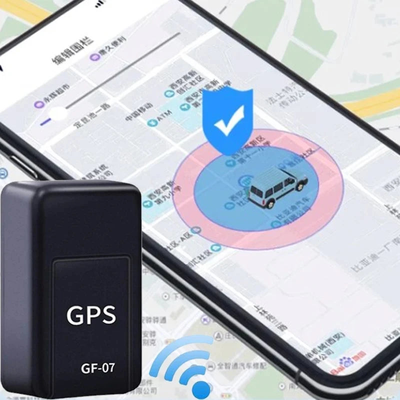 Mini GPS Tracker Magnético GF07 – Localizador Antirrobo para Coche, Moto, Personas y Objetos | Rastreo en Tiempo Real por GSM/GPS