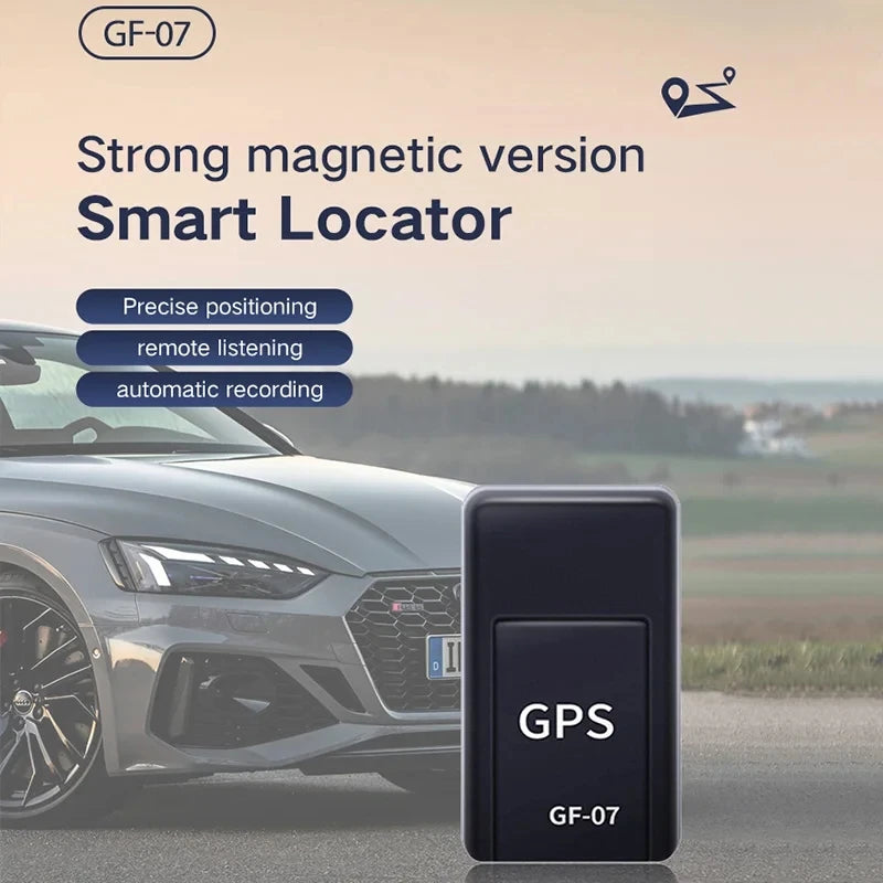 Mini GPS Tracker Magnético GF07 – Localizador Antirrobo para Coche, Moto, Personas y Objetos | Rastreo en Tiempo Real por GSM/GPS