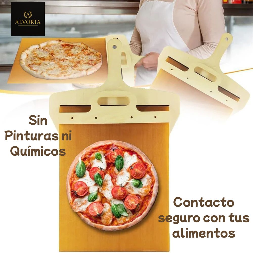 Tabla Pala para Pizza de Madera – Antiadherente y Profesional