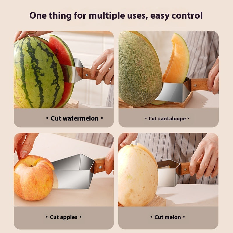 Cortador de Sandía y Frutas | Acero Inoxidable 430 | Diseño Ergonómico