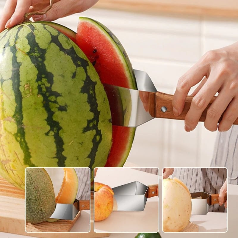 Cortador de Sandía y Frutas | Acero Inoxidable 430 | Diseño Ergonómico